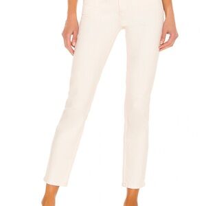 Re/Done Women's Ankle Cropped Jeans - Cream